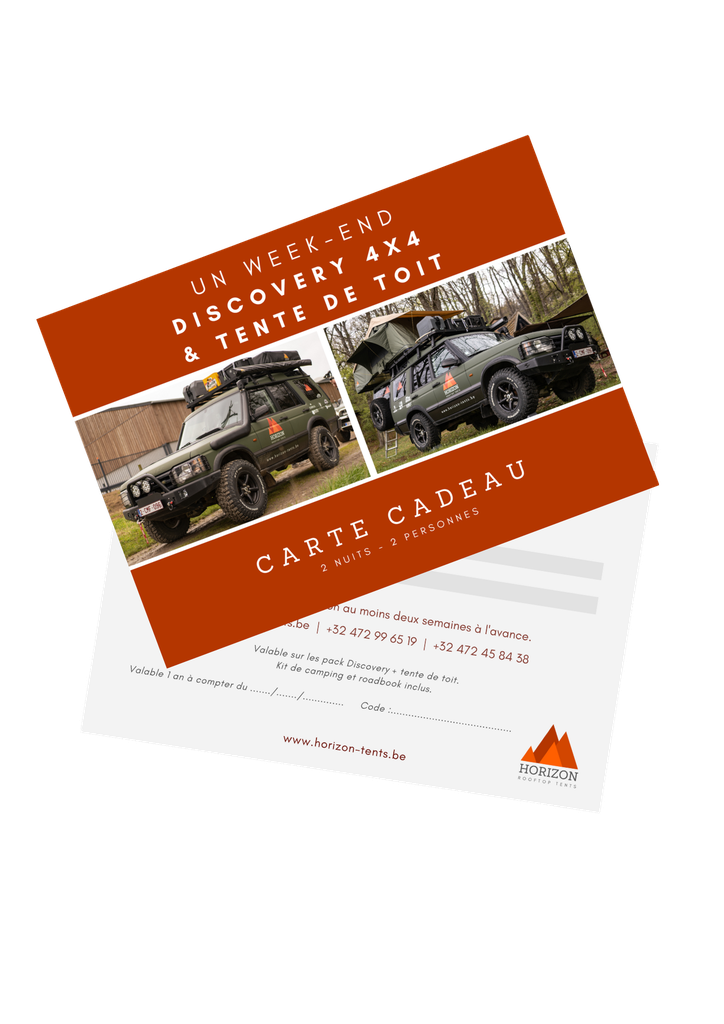 Carte-cadeau : Un week-end en Discovery 4x4