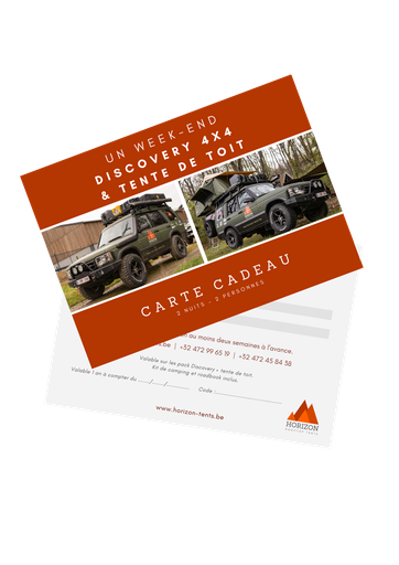 Carte-cadeau : Un week-end en Discovery 4x4
